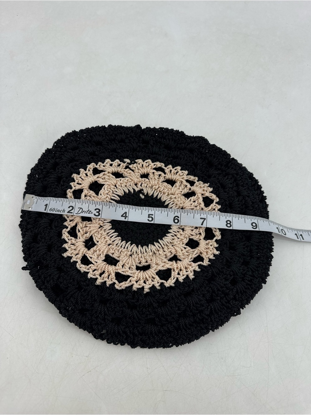 Vintage Y2K Boho Festival Grunge Crochet Macrame Handcrafted Beanie Knitted Hat - Picture 10 of 14